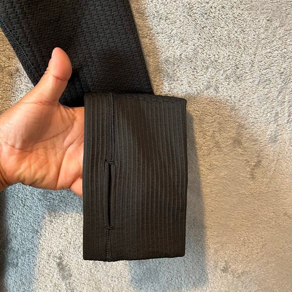 Lululemon Rest Less Pullover Texture Black Size 4 - Picture 6 of 7